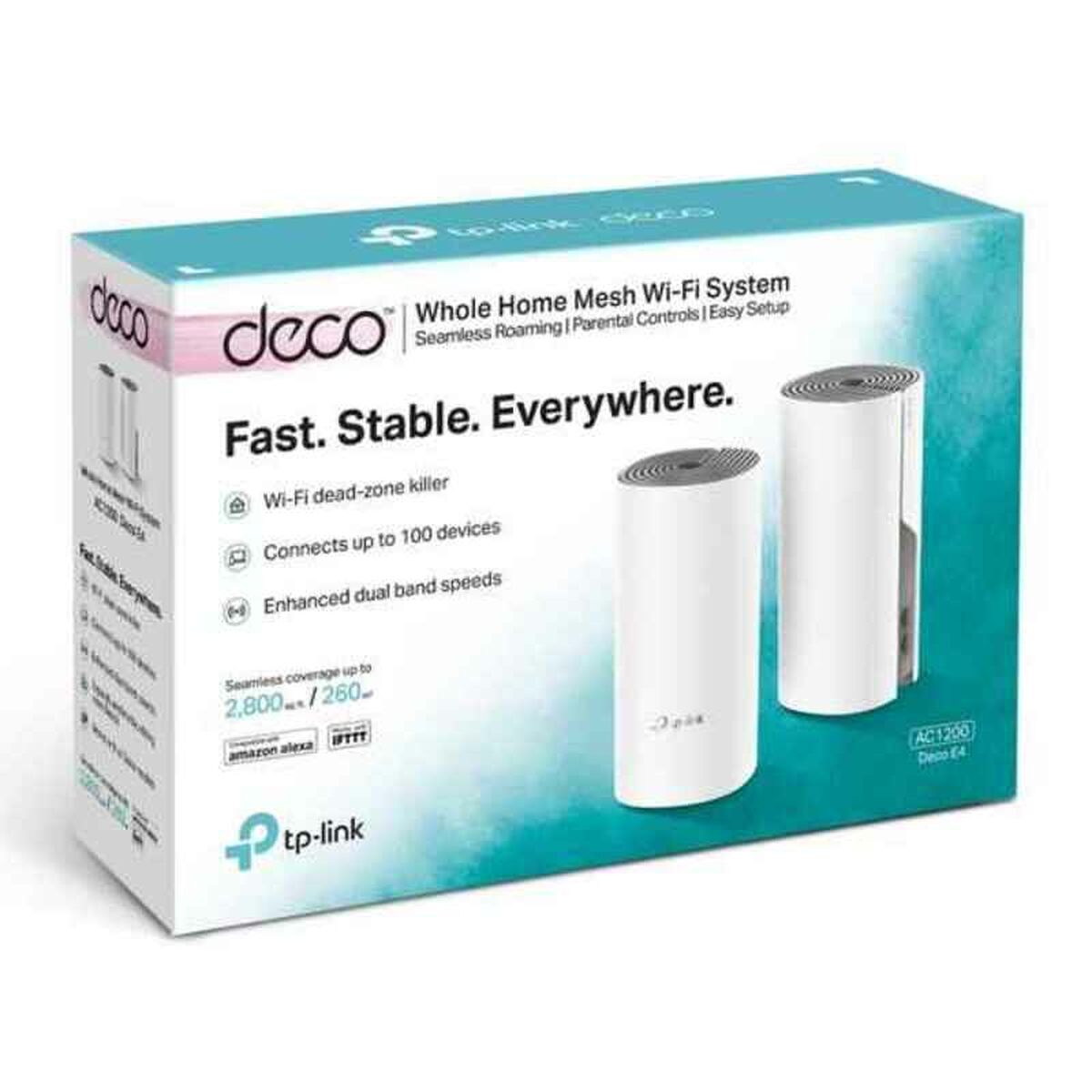 Maršrutizatorius TP-Link Deco E4 (2-pack)
